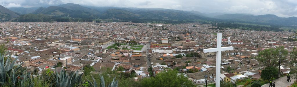 Mirador natural Santa Apolonia en Cajamarca Perú